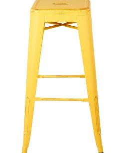 Beliani Baarijakkara Teras Keltainen/Kulta 76 Cm 2 Kpl Cabrillo Fashion