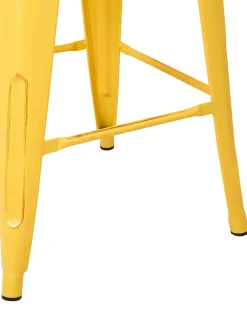 Beliani Baarijakkara Teras Keltainen/Kulta 60 Cm 2 Kpl Cabrillo Cheap