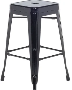 Beliani Baarijakkara Teras Musta 60 Cm 2 Kpl Cabrillo Shop