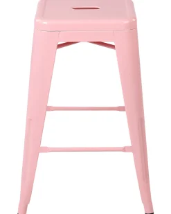 Beliani Baarijakkara Teras Vaaleanpunainen 60 Cm 2 Kpl Cabrillo Best Sale