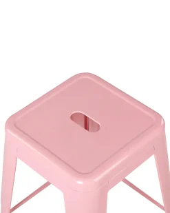 Beliani Baarijakkara Teras Vaaleanpunainen 60 Cm 2 Kpl Cabrillo Best Sale