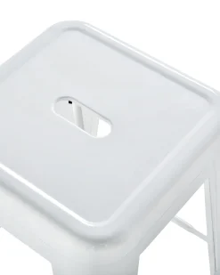 Beliani Baarijakkara Teras Valkoinen 76 Cm 2 Kpl Cabrillo Cheap