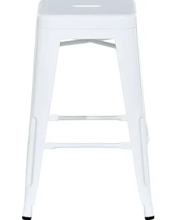 Beliani Baarijakkara Teras Valkoinen 60 Cm 2 Kpl Cabrillo Cheap