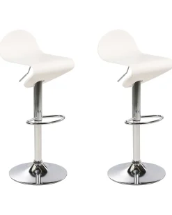 Beliani Baarijakkara Valkoinen 2 Kpl Liverpool Sale