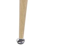 Beliani Baaripoyta Valkoinen/Vaalea Puu 90 X 50 Cm Chaves Clearance