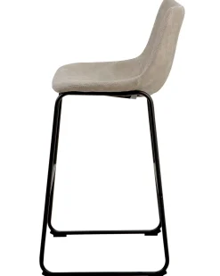 Beliani Baarituoli Kangas Beige 2 Kpl Franks Best Sale