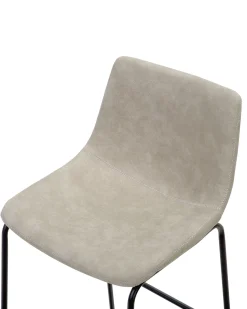 Beliani Baarituoli Kangas Beige 2 Kpl Franks Best Sale