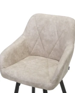 Beliani Baarituoli Kangas Beige 2 Kpl Darien Best Sale