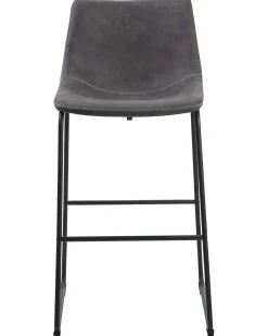 Beliani Baarituoli Kangas Harmaa 2 Kpl Franks Cheap