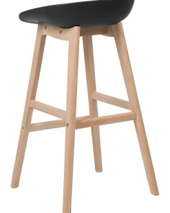 Beliani Baarituoli Muovi Musta 2 Kpl Micco Sale