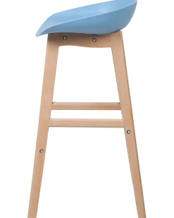 Beliani Baarituoli Muovi Vaaleansininen 2 Kpl Micco Hot