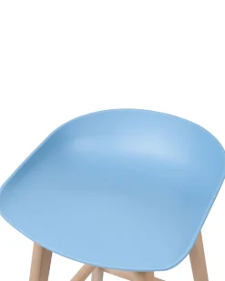 Beliani Baarituoli Muovi Vaaleansininen 2 Kpl Micco Hot