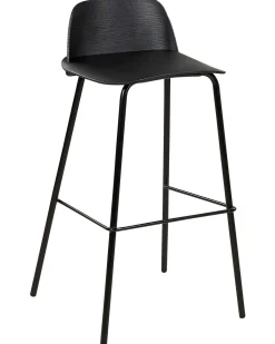 Beliani Baarituoli Musta 4 Kpl Mora Clearance