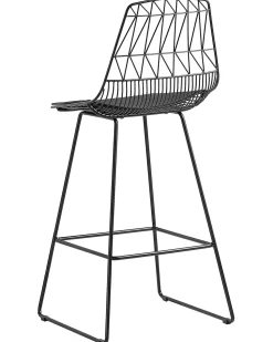 Beliani Baarituoli Teras Musta 2 Kpl Preston Best