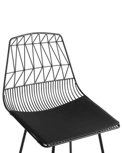 Beliani Baarituoli Teras Musta 2 Kpl Preston Best