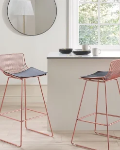 Beliani Baarituoli Teras Ruusukulta 2 Kpl Fredonia Store