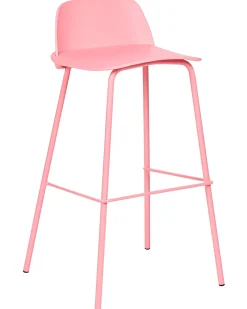 Beliani Baarituoli Vaaleanpunainen 4 Kpl Mora Best Sale