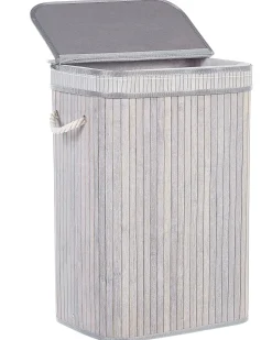 Beliani Bambukori Harmaa 40 X 30 Cm Kalutara Cheap