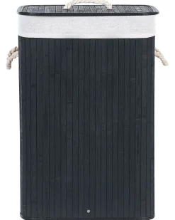 Beliani Bambukori Musta 40 X 30 Cm Komari Flash Sale