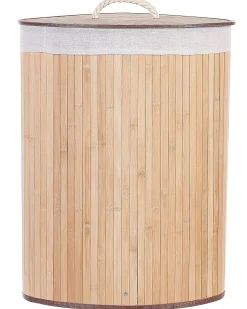 Beliani Bambukori Vaalea Puu 60 X 35 Cm Matara Best Sale