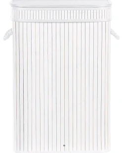 Beliani Bambukori Valkoinen 40 X 30 Cm Kalutara Clearance