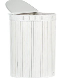 Beliani Bambukori Valkoinen 42 X 30 Cm Badulla Flash Sale