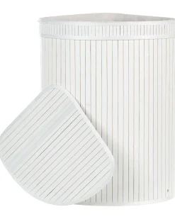 Beliani Bambukori Valkoinen 42 X 30 Cm Badulla Flash Sale