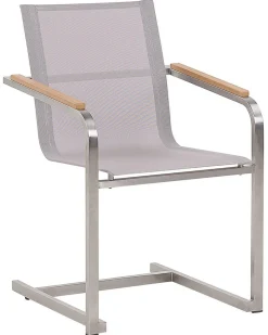 Beliani Beige Puutarhatuoli Setti 4 Kpl Cosoleto Flash Sale