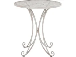 Beliani Bistropoyta Metalli Harmaa 71 Cm Cilento Store