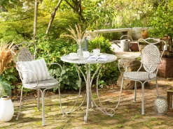 Beliani Bistropoyta Metalli Harmaa 71 Cm Cilento Store