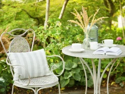 Beliani Bistropoyta Metalli Harmaa 71 Cm Cilento Store