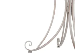 Beliani Bistropoyta Metalli Harmaa 71 Cm Cilento Store