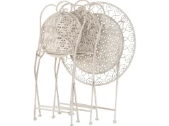 Beliani Bistropoytasetti Rauta Beige Trieste Best Sale