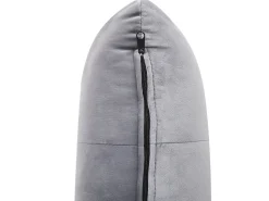 Beliani Divaani Bluetooth-Kaiuttimella Ja Usb-Portilla Sametti Harmaa Simorre New