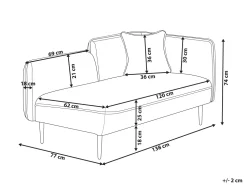 Beliani Divaani Buklee Oikeak. Tummanvihrea Chevannes Flash Sale