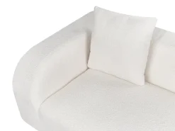 Beliani Divaani Buklee Vasenk. Valkoinen Le Crau Best