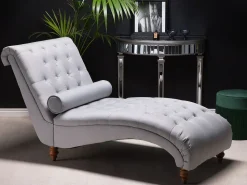 Beliani Divaani Kangas Harmaa Muret Clearance