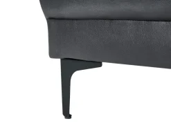 Beliani Divaani Keinonahka Musta Aberdeen Best