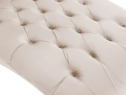 Beliani Divaani Sametti Beige Muret Cheap