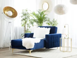 Beliani Divaani Sametti Laivastonsininen Aberdeen Outlet