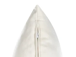 Beliani Divaani Sametti Oikeak. Kermanvalkoinen Chaumont New