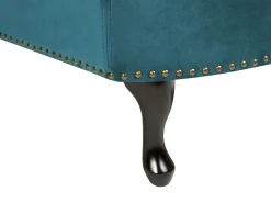 Beliani Divaani Sametti Oikeak. Sinivihrea Nimes Best Sale