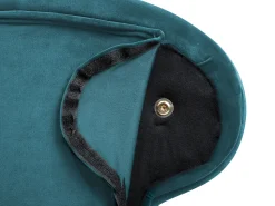 Beliani Divaani Sametti Oikeak. Sinivihrea Nimes Best Sale