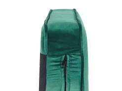 Beliani Divaani Sametti Oikeak. Smaragdinvihrea Allier Outlet