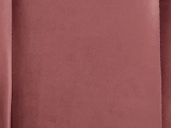 Beliani Divaani Sametti Oikeak. Vaaleanpunainen Allier Best