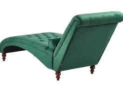 Beliani Divaani Sametti Tummanvihrea Muret Shop