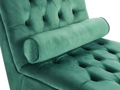 Beliani Divaani Sametti Tummanvihrea Muret Shop