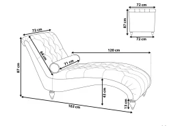 Beliani Divaani Sametti Tummanvihrea Muret Shop