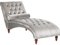 Beliani Divaani Sametti Vaaleanharmaa Muret Shop