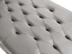 Beliani Divaani Sametti Vaaleanharmaa Muret Shop